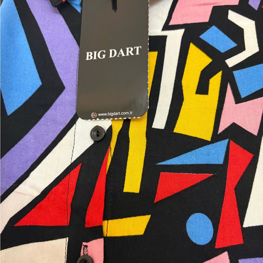 Colorful Abstract Pattern Shirt - Picture 3 of 3
